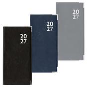 SLIM WEEK TO VIEW PVC 2027 POCKET DIARY