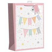 EXTRA LARGE BABY GIRL GIFT BAG image