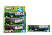 ASST. FARM TRACTOR AND TRAILER SET