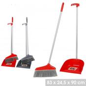 LONG HANDLE DUSTPAN AND BRUSH SET