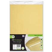 15 PACK C4 MANILLA ENVELOPES