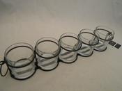 5 CUP METAL STRAIGHT NIGHTLIGHT HOLDER