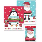 2 PACK GIANT PLASTIC XMAS SACKS image