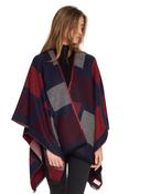 Shawl with Large Box Check Design image