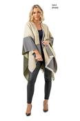 Shawl with Colour Blocking image