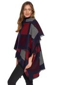 Shawl with Large Box Check Design image