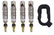 BBB  BTI-161 ValveCore Presta Valve Cores &amp; core remover 4pcs