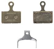 Shimano K05S-RX disc pads &amp; spring, resin pad, steel back image