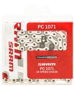 Sram PC1071 Hollow Pin 10 Speed Chain Grey 114 Link with PowerLock  10 SPEED image