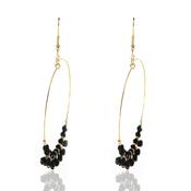 Jo Harpur's Black Onyx Hoop Earrings image
