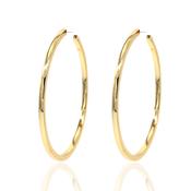 Large Gold Hoops image