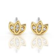 Lotus Gold Filled Stud image