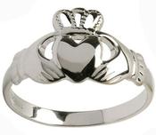 Ladies Silver Claddagh Ring image