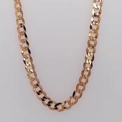 9ct Flat Curb Link Chain Large Link image