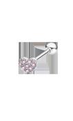 Lotus Pink Heart Helix Earring LP3367-9/2 image