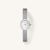 Rosefield Mini Oval Silver Watch MWSMS-M05