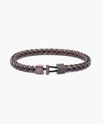Pig &amp;amp; Hen Catena Foxtail Slate Grey/Bronze Bracelet image
