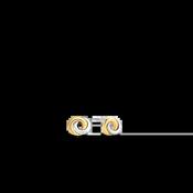 Ti Sento Forever Connected Bicolor Earrings 7784SY image