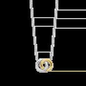 Ti Sento Forever Connected Bicolor Necklace 3822SY image