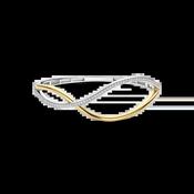 Ti Sento Organic Open Zirconia Bangle 23101ZY