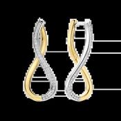 Ti Sento Organic Open Zirconia Earrings 78087ZY