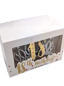18th Champagne Gold Boxed Birthday Tiara