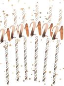 21st Birthday Rose Gold Straws image