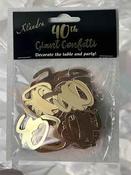 40th Birthday Gold Confetti image