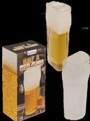 Half beer glass image