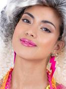 80's Lightning Clip-On Earrings - Neon Pink