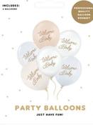 Balloons 30 cm, Welcome Baby, blue mix image