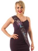 Black Diamante 50 &amp; Fabulous Sash image