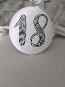Black Sequin 18 Badge &amp; Table Centre