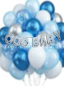 Blue Ooo Baby Decorative Bunting Banner image