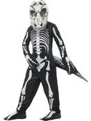 Deluxe T-Rex Skeleton Kids Costume, image