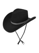 HAT COWBOY BLACK WITH BAND