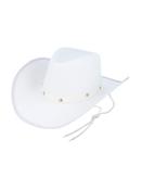 HAT COWBOY WHITE