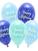 Happy Birtday Blue balloons image