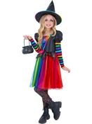 Rainbow Witch Kids Costume image