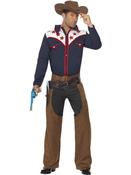 Rodeo Cowboy Costume, Blue