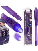 Secret Message Pen with invisible ink &amp; UV-light,
