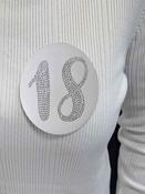 Silver Diamante 18 Badge &amp; Table Centre