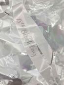 Silver Sequin 18th Birthday Sash image