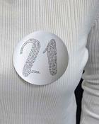 Silver Sequin 21 Badge &amp; Table Centre