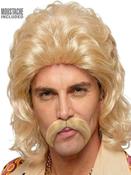 THE 70s MAN WIG &amp; MOUSTACHE blond image