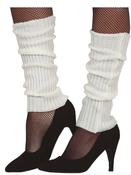 White 80s Leg Warmers image