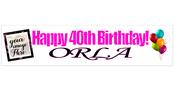 Personalised Birthday Banner With Photo