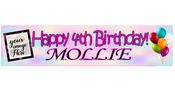 Personalised Birthday Banner With Photo