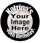 Personalised Birthday Badge with Pic