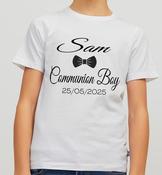 Personalised Boy Communion/Confirmation Tshirt image
